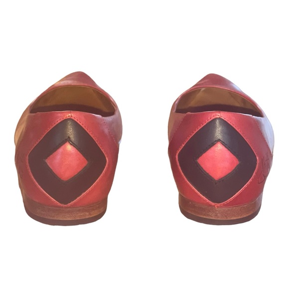 John Fluevog Presence Impulse Red flats. Size  7 *Discontinued styles GUC - Picture 8 of 12